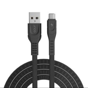 Delock Golf Guardian Flat Cable USB-C 2.0 > USB 1m Black (GC-58t)