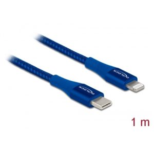 Delock Delock Data & Charging USB-C 2.0 > Lightning 1m Blue (85416)