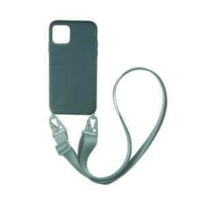 My Colors Θήκη CarryHang Liquid Silicone Strap Apple - My Colors - Σκούρο Πράσινο - iPhone 12, iPhone 12 Pro