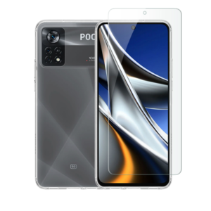 Vivid Vivid Set TPU Case + Tempered Glass Xiaomi Poco X4 Pro 5G Transparent (13019563)