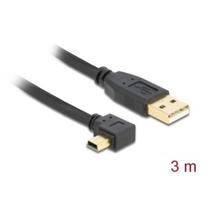 Delock Delock USB-A 2.0 > Mini USB-B 5pin Angled 3m (82683)