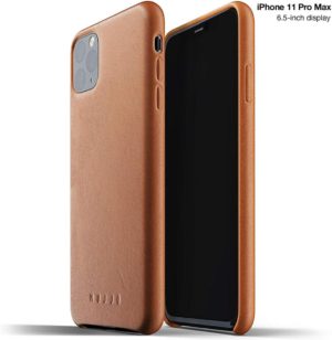MUJJO MUJJO Full Leather Case - Δερμάτινη Θήκη iPhone 11 Pro Max - Tan (MUJJO-CL-003-TN)