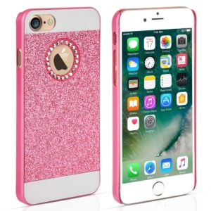 YouSave Accessories Θήκη σιλικόνης για iPhone 7 Diamond Pink by YouSave Accessories και screen protector (200-101-659)