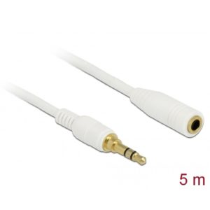 Delock Delock Stereo Extension Cable 3.5mm 3pin 5m White (85591)