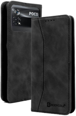 Bodycell Bodycell Θήκη - Πορτοφόλι Xiaomi Poco X4 Pro 5G - Black (200-110-091)