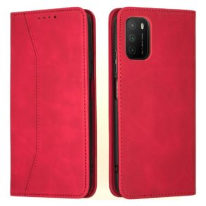 Bodycell Bodycell Book Case Pu Leather For Xiaomi Poco M3 Red (04-00657)