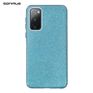 Θήκη Σιλικόνης Sonique Shiny για Samsung - Sonique - Γαλάζιο - Samsung Galaxy S20 FE 4G/5G