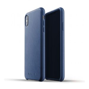 MUJJO Full Leather Case - Δερμάτινη Θήκη iPhone XS Max - Blue (MUJJO-CS-103-BL)