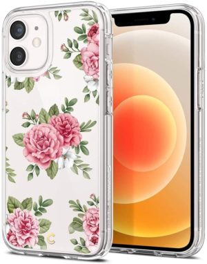 Spigen Spigen Θήκη Cyrill Cecil Apple iPhone 12 mini - Pink Floral (ACS01831)