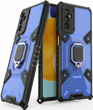 Vivid Vivid Honeycomb Armor - Ανθεκτική Θήκη Samsung Galaxy M52 5G με Μεταλλικό Ring Holder - Blue (UNARMORGALAXYM52BL)