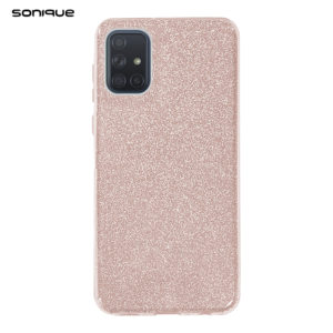 Θήκη Σιλικόνης Sonique Shiny για Samsung - Sonique - Ροζ - Samsung Galaxy A71