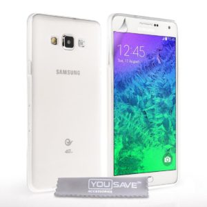 YouSave Accessories Θήκη σιλικόνης για Samsung Galaxy A7 ημιδιάφανη by YouSave Accessories και screen protector