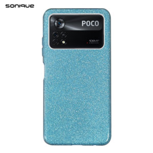 Θήκη Σιλικόνης Sonique Shiny για Xiaomi - Sonique - Γαλάζιο - Poco X4 Pro 5G