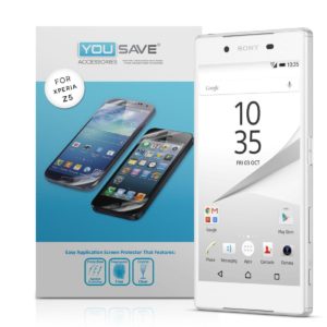 YouSave Accessories Μεμβράνη Προστασίας Οθόνης Sony Xperia Z5 by Yousave - 5 Τεμάχια