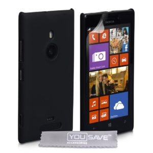 YouSave Accessories Θήκη για Nokia Lumia 925 by YouSave μαύρη και δώρο screen protector (200-101-013)