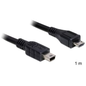 Delock Delock USB 2.0 Micro-B > Mini USB M/M 1m (83177)
