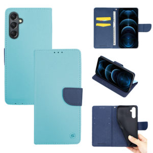 Sonique Θήκη Βιβλίο Sonique Trend Book Samsung Galaxy A24 4G Σιέλ / Σκούρο Μπλε