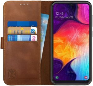 Rosso Rosso Deluxe Δερμάτινη Θήκη Πορτοφόλι Samsung Galaxy A70 - Brown (89344)