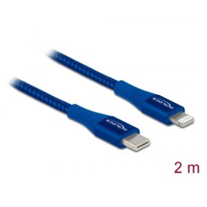 Delock Delock Data & Charging USB-C 2.0 > Lightning 2m Blue (85417)