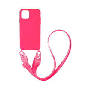 My Colors Θήκη CarryHang Liquid Silicone Strap Apple - My Colors - Φουξ - iPhone 12 mini