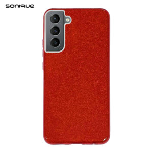 Θήκη Σιλικόνης Sonique Shiny για Samsung - Sonique - Κόκκινο - Samsung Galaxy S22