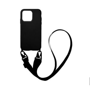 My Colors Θήκη CarryHang Liquid Silicone Strap Apple - My Colors - Μαύρο - iPhone 13 Pro Max