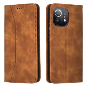 Bodycell Bodycell Book Case Pu Leather For Xiaomi Mi 11 Brown (04-00659)