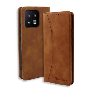 Bodycell Bodycell Book Case Pu Leather Xiaomi 13 5G Brown (04-01111)