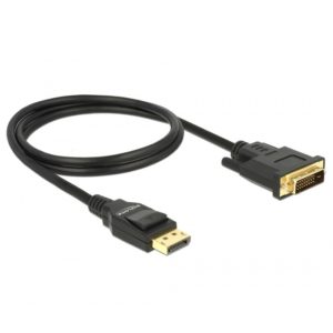 Delock Delock Cable DisplayPort 1.2 > DVI-D 4K 30Hz 1m (85312)