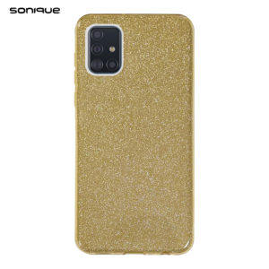 Θήκη Σιλικόνης Sonique Shiny για Samsung - Sonique - Χρυσό - Samsung Galaxy A51