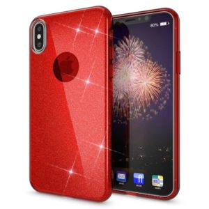OEM Shining Glitter Case για iPhone Xs Max Red- OEM (200-103-881)
