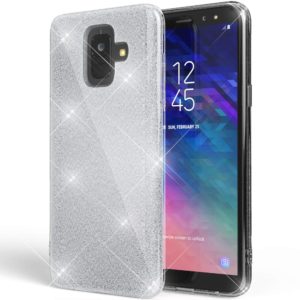 OEM Shining Glitter Case για Samsung Galaxy J6 Plus 2018 Silver - OEM (200-103-932)