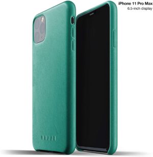 MUJJO MUJJO Full Leather Case - Δερμάτινη Θήκη iPhone 11 Pro Max - Alpine Green (MUJJO-CL-003-GR)
