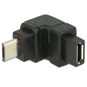 Delock Delock Adapter Micro-B USB 2.0 M/F Angled Up (65669)