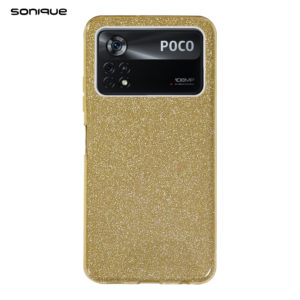 Θήκη Σιλικόνης Sonique Shiny για Xiaomi - Sonique - Χρυσό - Poco X4 Pro 5G