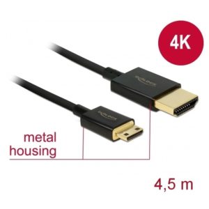 Delock Delock Slim Cable HDMI > Mini HDMI 3D 4K 4.5m Active (84780)