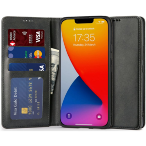 Tech-Protect Tech-Protect Wallet Magnet - Flip Θήκη Πορτοφόλι Apple iPhone 14 - Black (9589046925641)