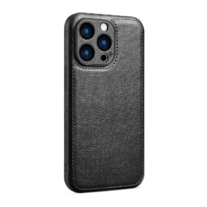 Bodycell Bodycell Prestige Leather Backcover iPhone 14 Pro Max Black (BJ-00049)