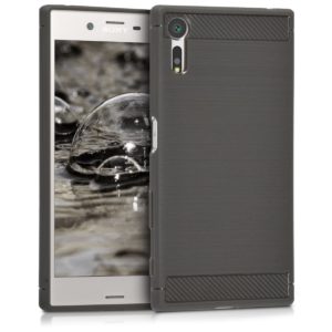 KW Θήκη σιλικόνης ανθεκτική μαύρη για Sony Xperia XZ/XZs by KW (200-102-238)