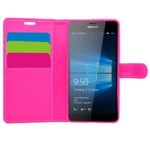 OEM Θήκη- Πορτοφόλι για Microsoft Lumia 950 ροζ -OEM (210-100-115)