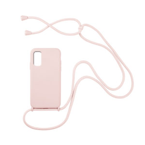 My Colors Θήκη Σιλικόνης με Κορδόνι CarryHang για Samsung - My Colors - Ροζ - Samsung Galaxy S20