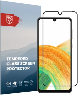 Rosso Rosso Tempered Glass - FullFace Αντιχαρακτικό Προστατευτικό Γυαλί Οθόνης Samsung Galaxy A33 5G - Black (8719246344060)