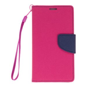 OEM Θήκη-Πορτοφόλι για Galaxy A7 2016 Ροζ-μπλε ΟΕΜ (210-100-308)
