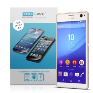 YouSave Accessories Μεμβράνη Προστασίας Οθόνης για Sony Xperia C4 by Yousave - 3 Τεμάχια