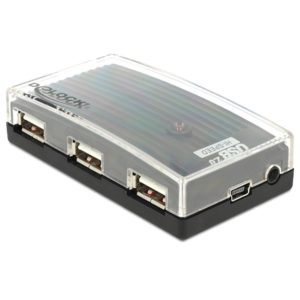 Delock Delock USB 2.0 4-Port External Hub w/Power (61393)