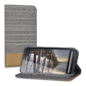 KW Θήκη-Πορτοφόλι για Samsung Galaxy Xcover 3 γκρί by KW (200-101-681)