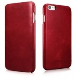 iCarer iCarer Vintage Curved Edge Δερμάτινη Θήκη iPhone 6/6S - Red (RIP 622)