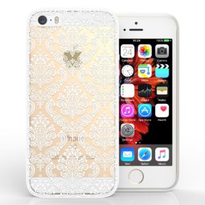 YouSave Accessories Vintage Ημιδιάφανη Θήκη για iPhone 5/5S/SE by Yousave λευκή (200-101-228)