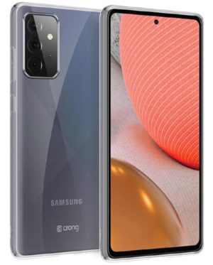 Crong Crong Slim Διάφανη Θήκη Σιλικόνης Samsung Galaxy A72 - 0.8mm - Clear (CRG-CRSLIM-SGA72-TRS)