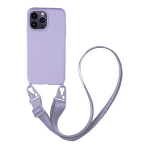 My Colors Θήκη CarryHang Liquid Silicone Strap Apple - My Colors - Λιλά - iPhone 14 Pro Max